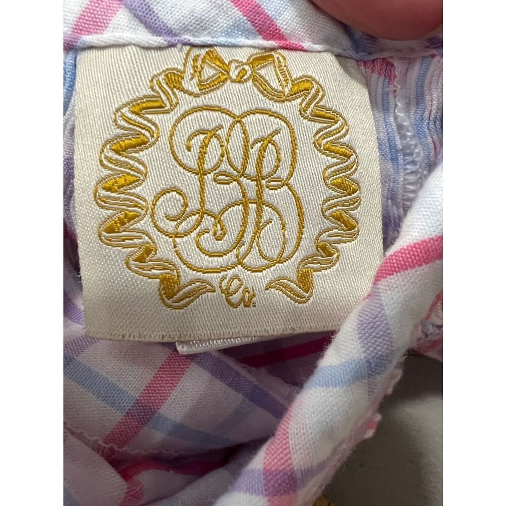 The Beaufort Bonnet Company Bettye Sue smocked windowpane top 3T - Picture 12 of 14